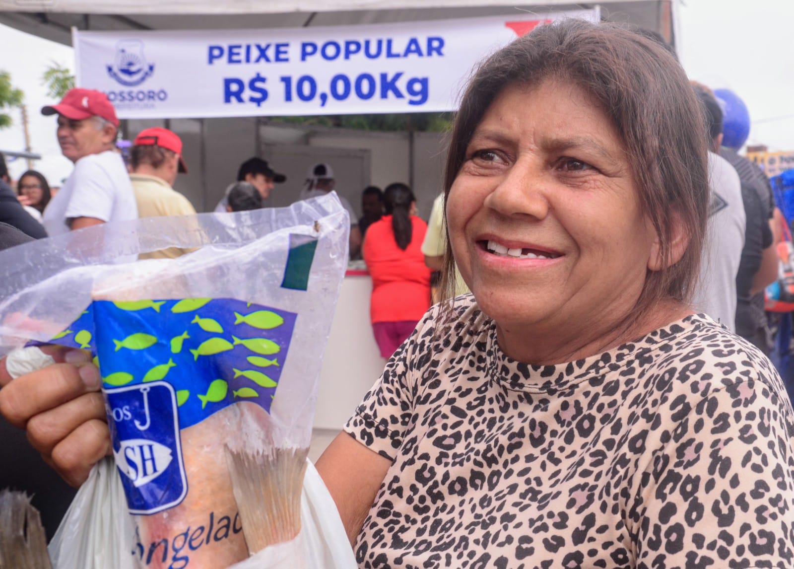 Comercialização do “Peixe Popular” em Mossoró começa com grande procura