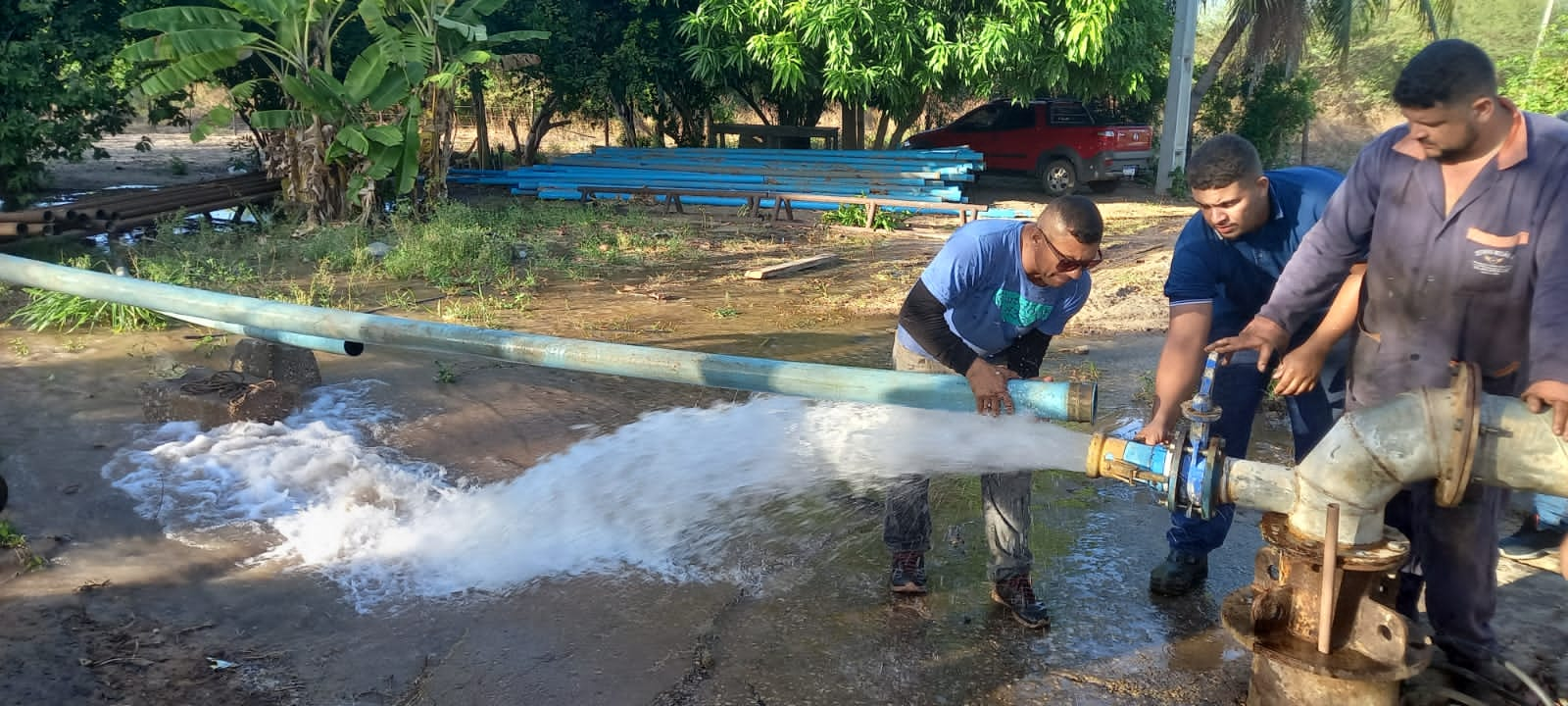 Secretaria de Agricultura de Mossoró coloca em funcionamento poço na comunidade da Maísa