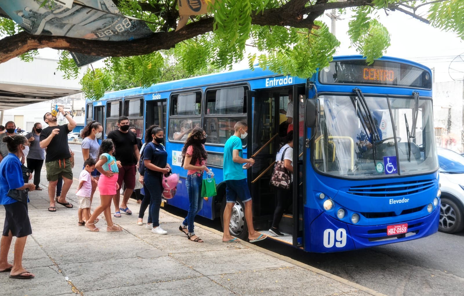 Esquema especial de transporte coletivo e tarifa reduzida levam legião de fiéis à procissão de Santa Luzia