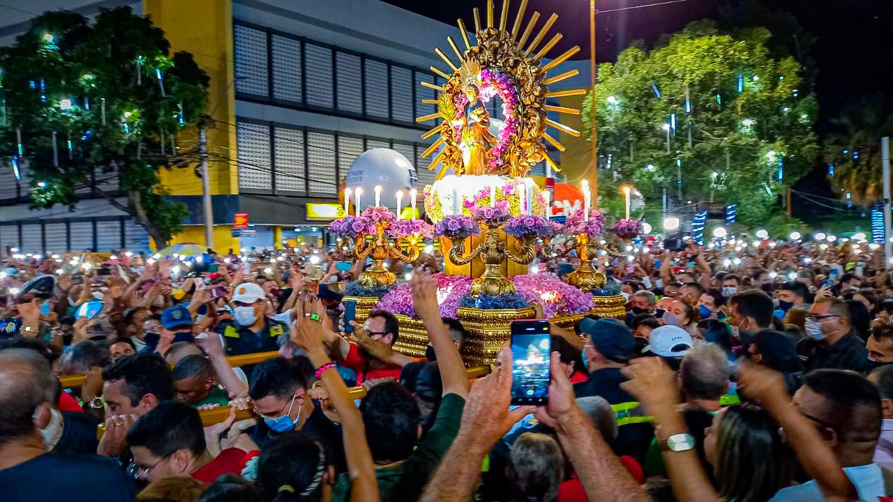 Veja como fica o trânsito no percurso da procissão de Santa Luzia