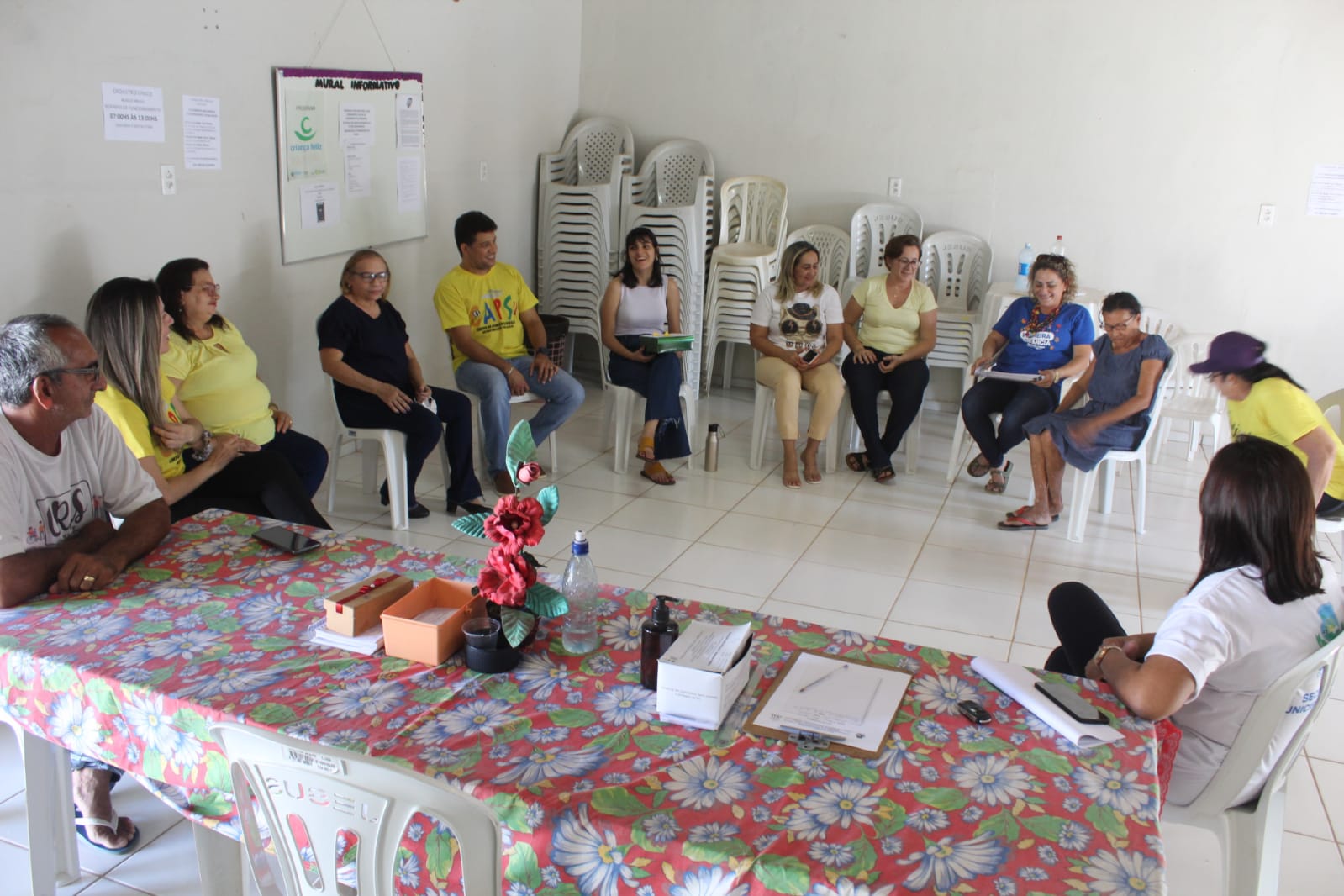 CRAS do Abolição IV realiza roda de conversa entre equipe e usuários do CAPS