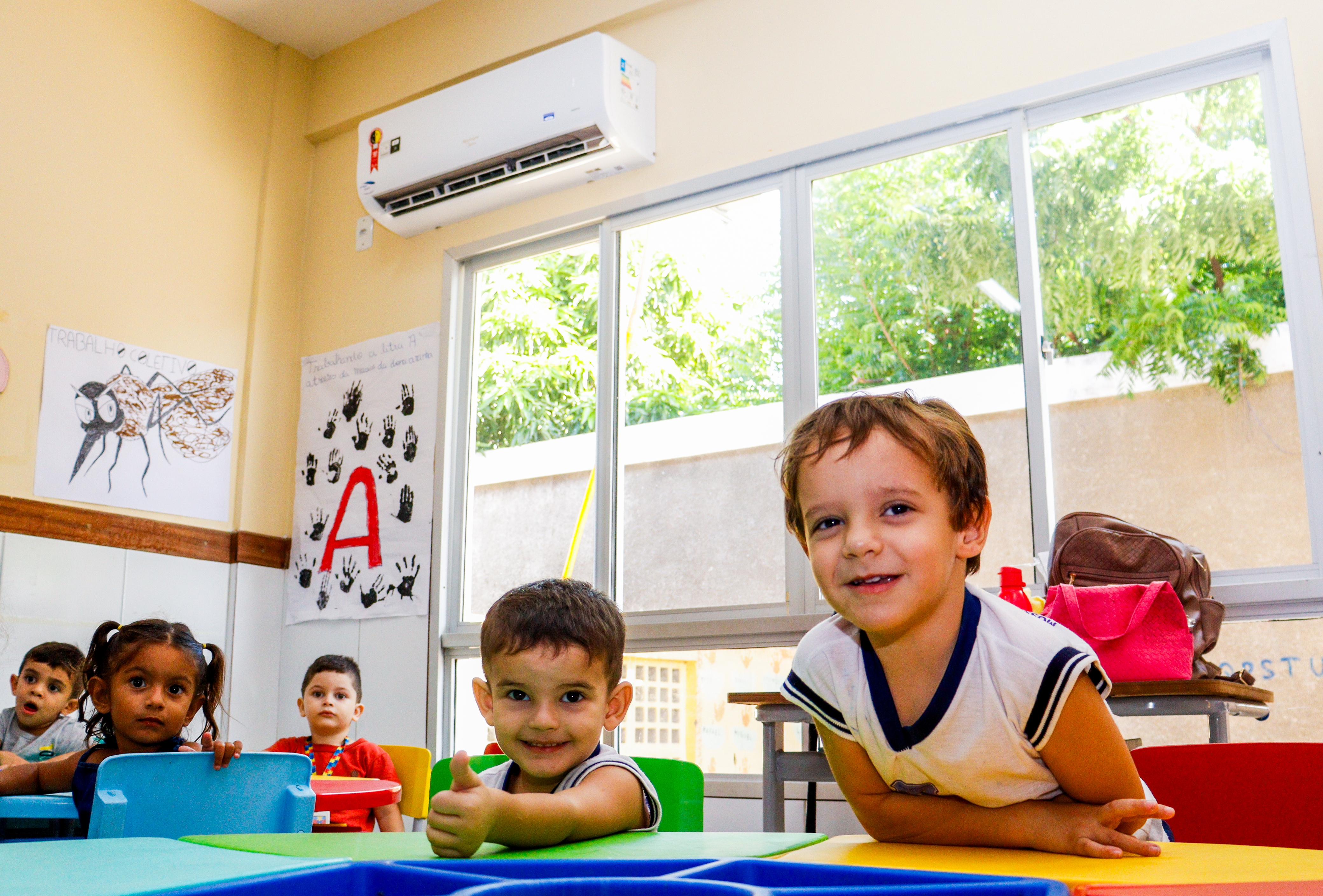 Climatização proporciona bem-estar para alunos e professores de escolas e UEIs de Mossoró