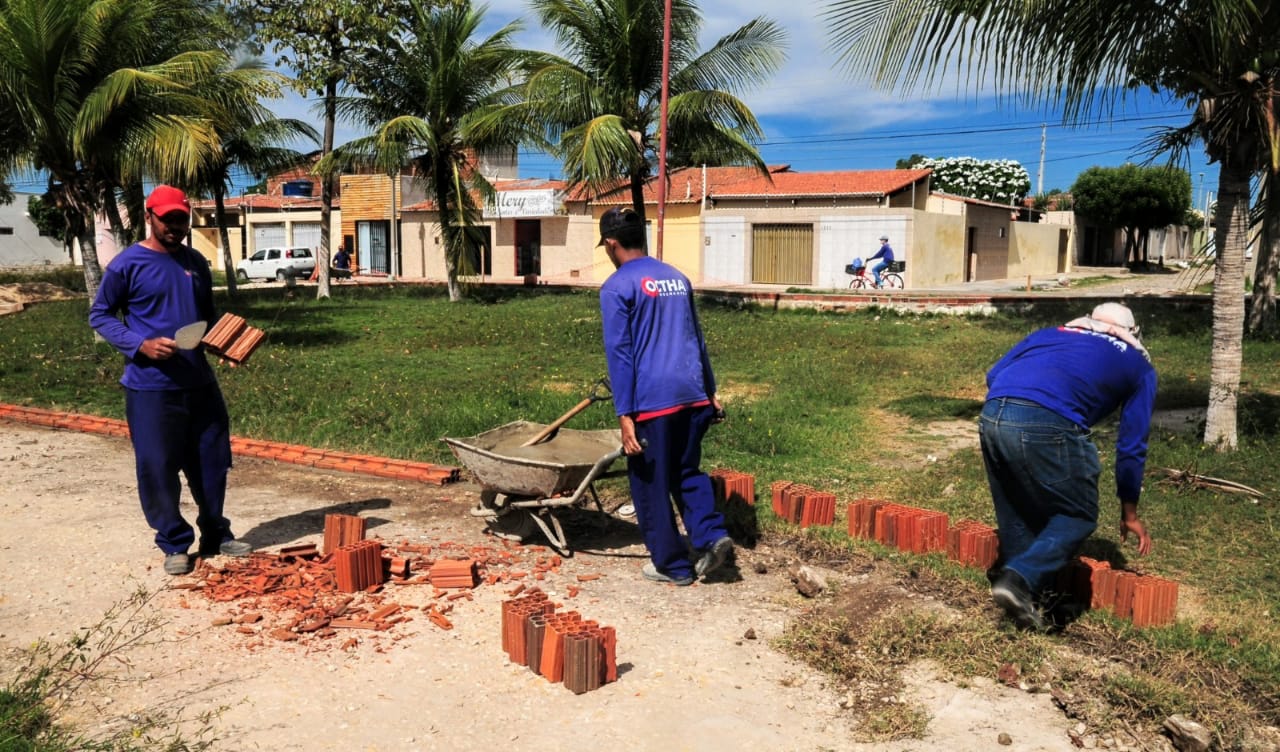 Revitalização de praça ofertará amplo espaço para esporte e lazer no Abolição IV