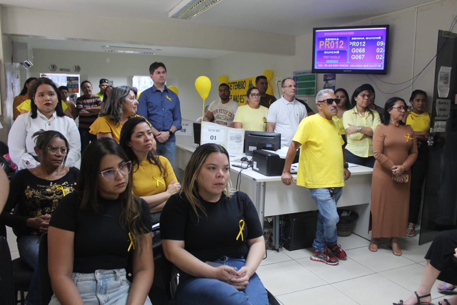 "Setembro Amarelo": Prefeitura realiza ação voltada a servidores municipais