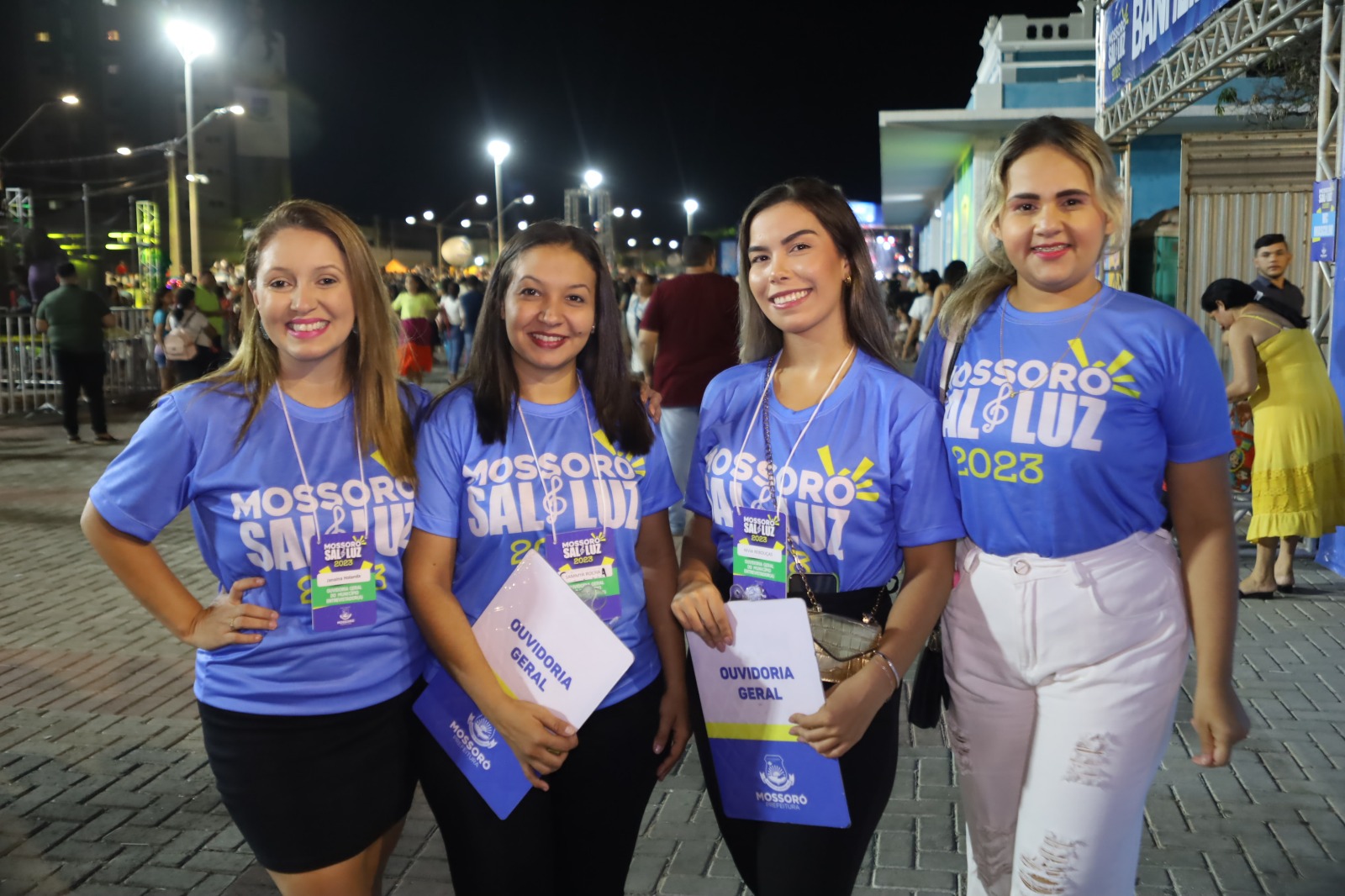 Ouvidoria-Geral realiza pesquisa entre a população presente ao evento do “Mossoró Sal & Luz