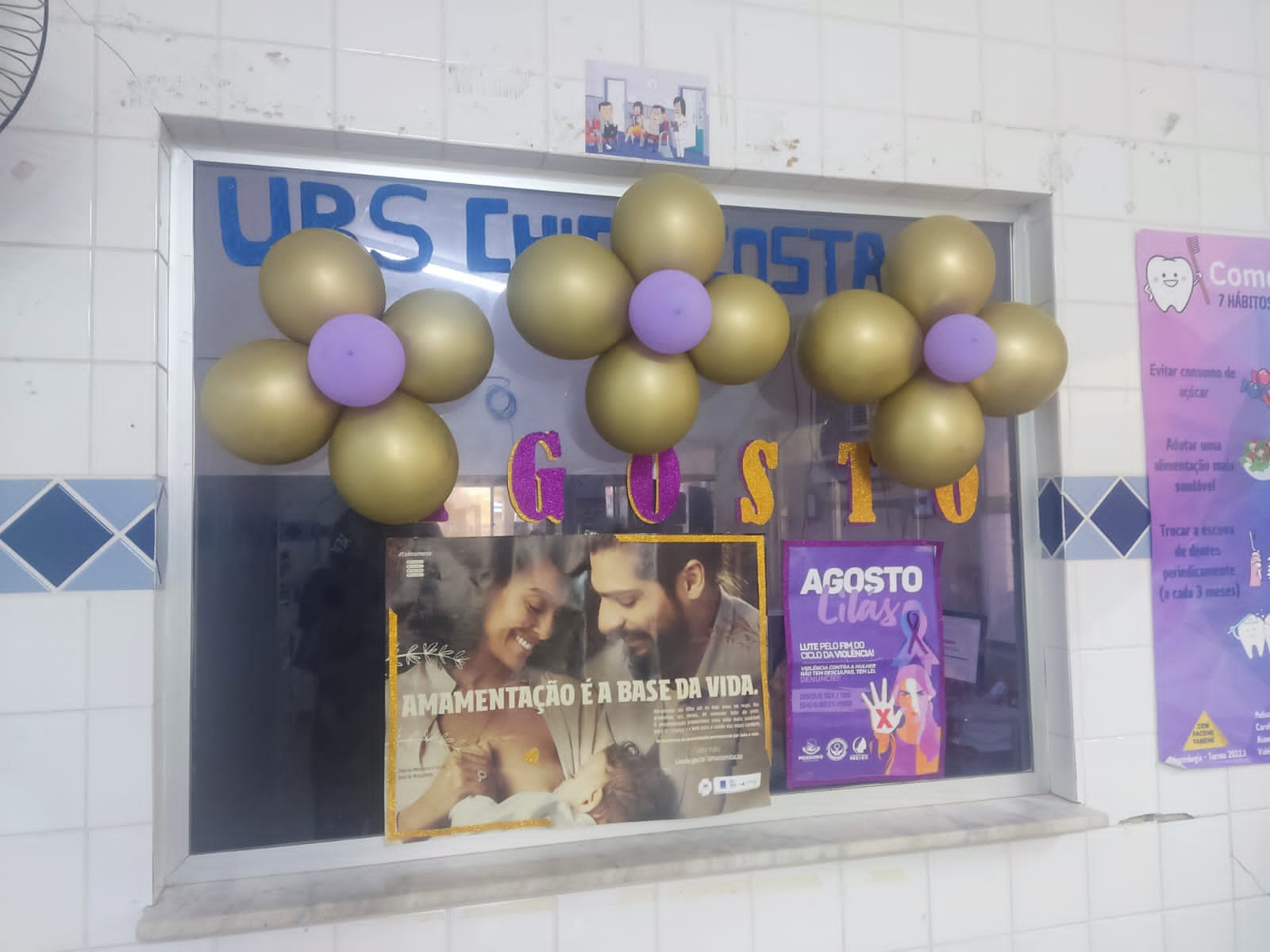 "Agosto Dourado": Equipe multidisciplinar promove ação para incentivo ao aleitamento materno