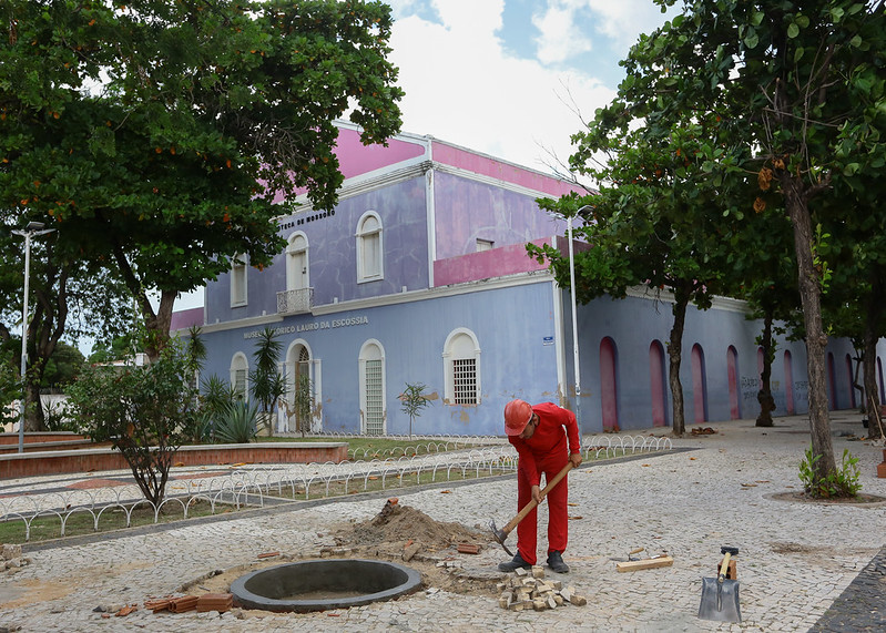 Obras de modernização e restauração do Museu Histórico Lauro da Escóssia são retomadas