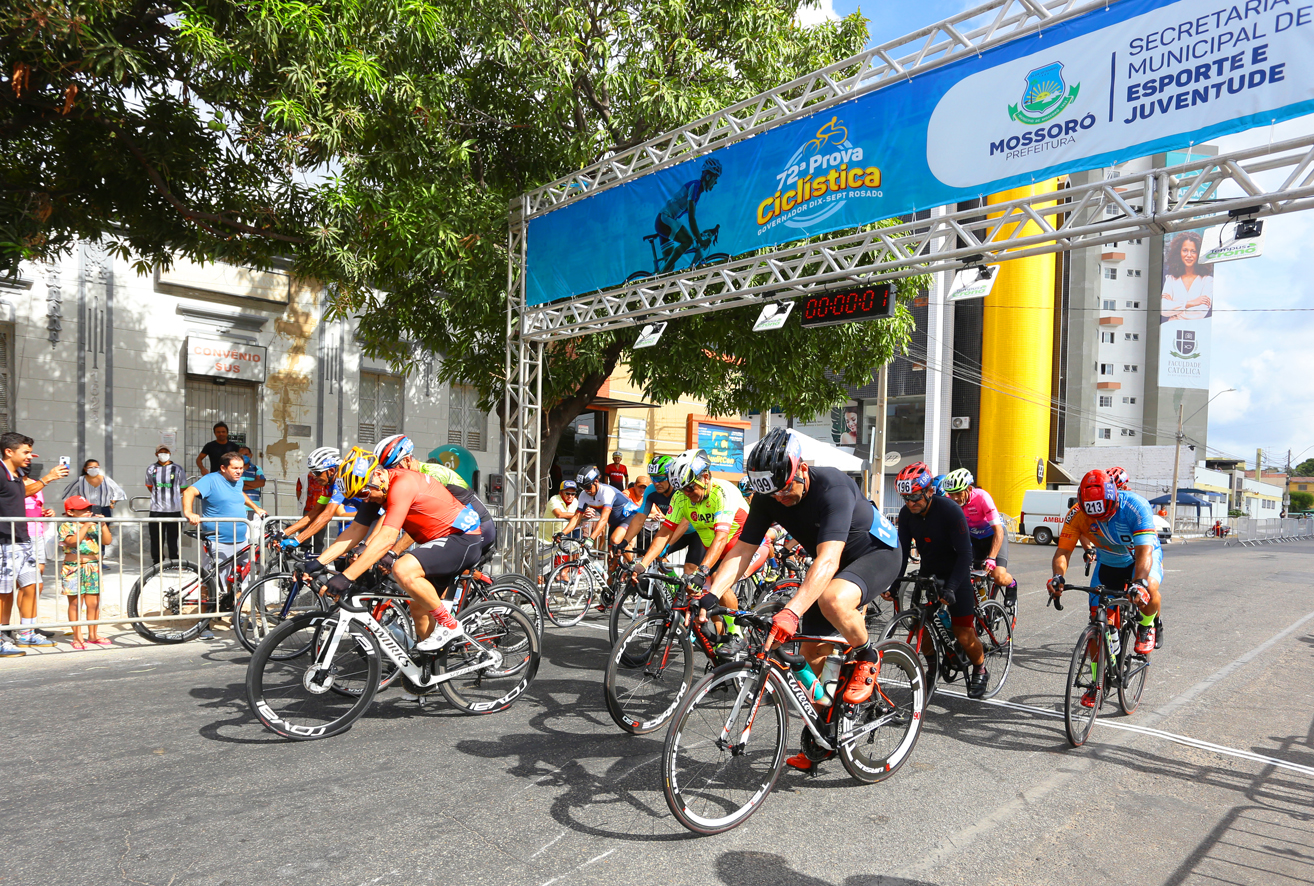 72ª Prova Ciclística Governador de Dix-sept Rosado movimenta Mossoró