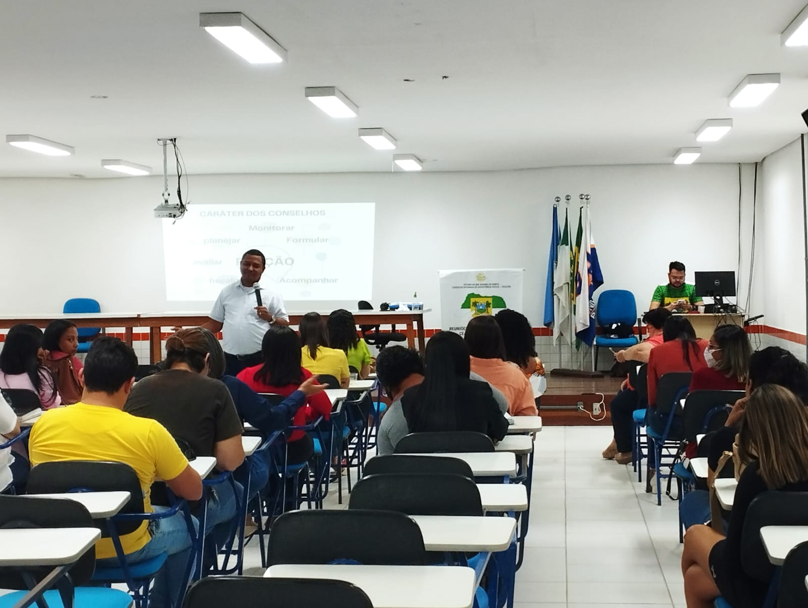 Mossoró recebe visita do CEAS para uma reunião descentralizada com os Conselhos Municipais