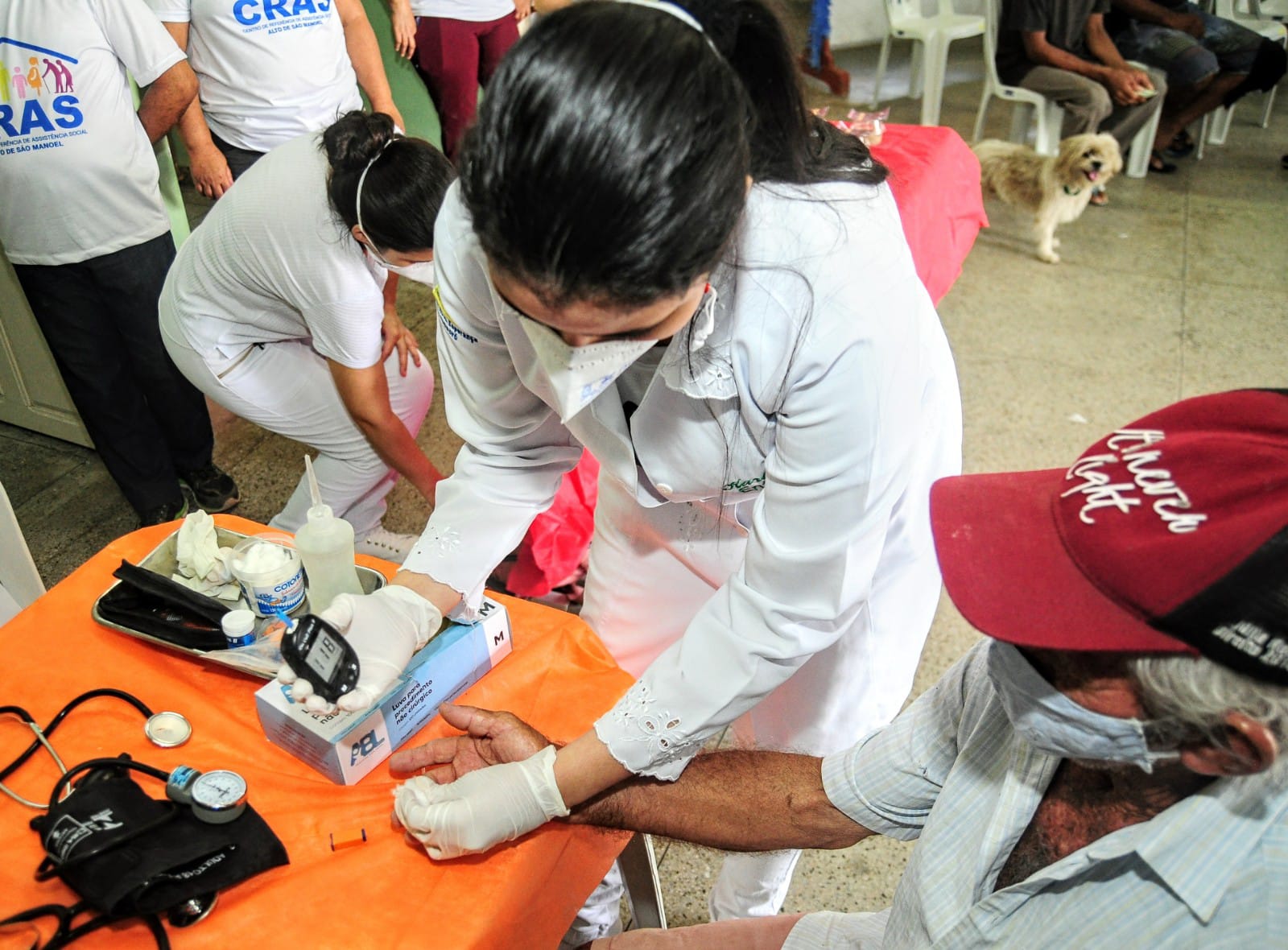 Ação conjunta realiza busca ativa de hipertensos e diabéticos