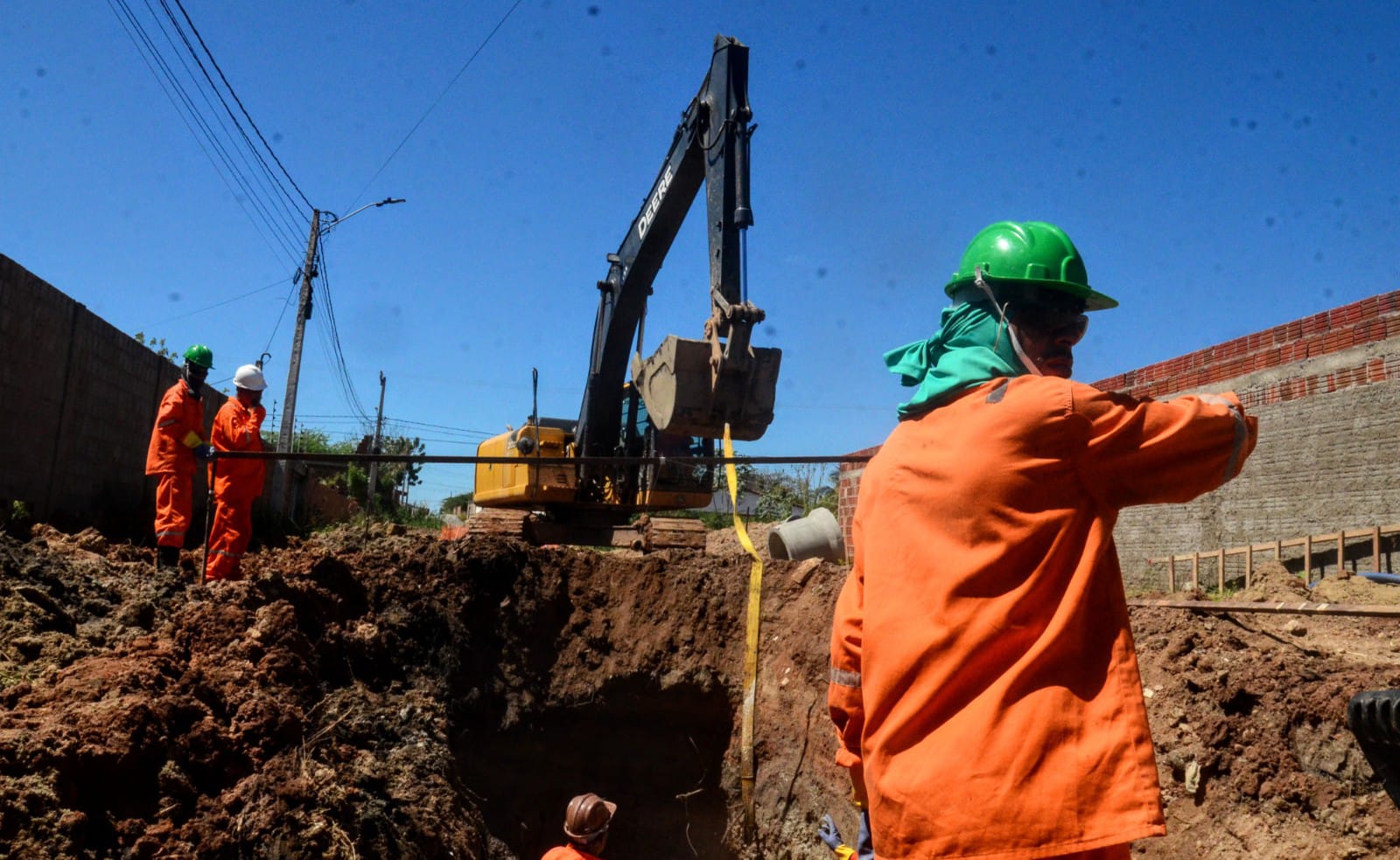 Terra da Liberdade recebe obras de drenagem e pavimentação de ruas