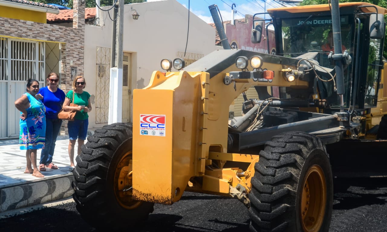 Programa “Mossoró Realiza” contempla ruas da Ilha de Santa Luzia com pavimentação asfáltica