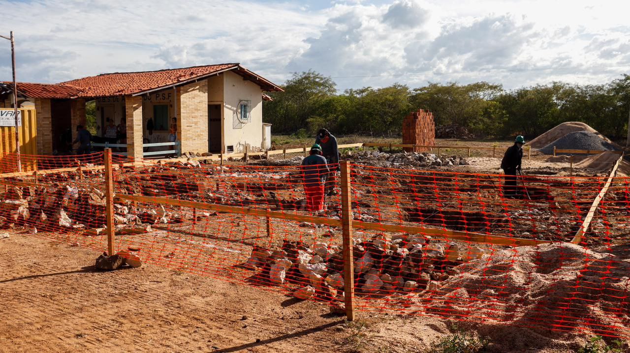 Prefeitura segue avançando com obras da UBS rural da comunidade Hipólito I