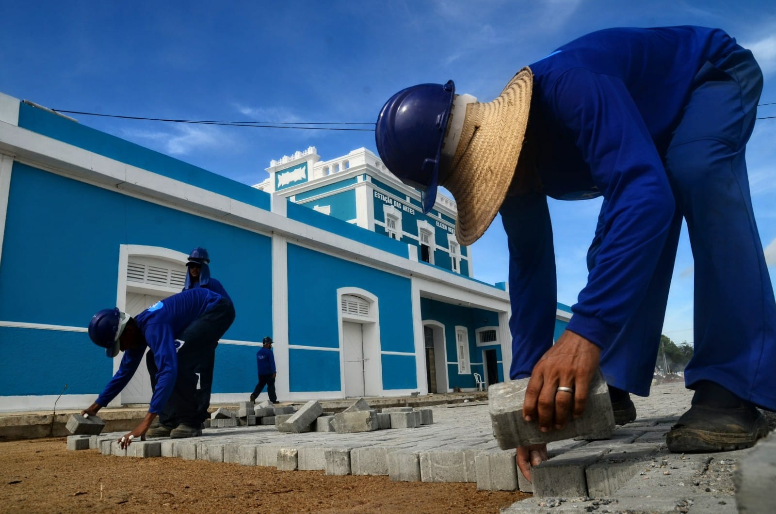 Obras na Estação das Artes seguem em ritmo acelerado