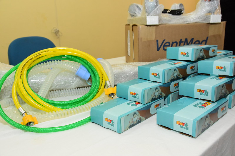 União BR doa ao município dois ventiladores mecânicos e 20.800 máscaras