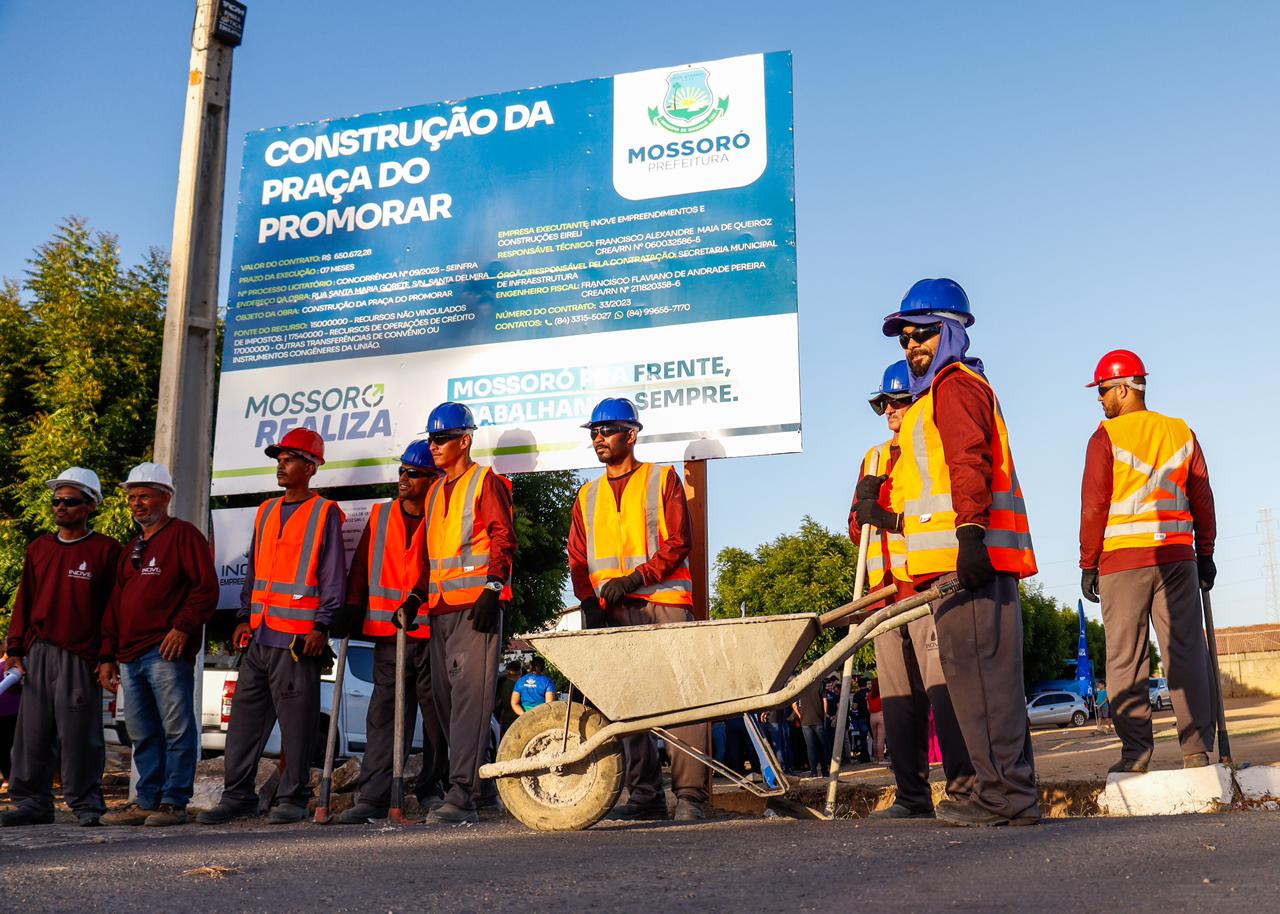 Construção de praça do conjunto Promorar é iniciada após espera de 40 anos