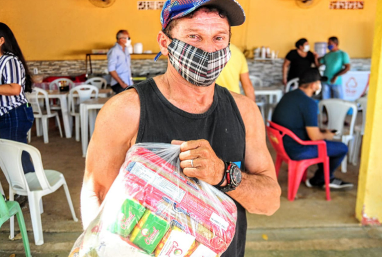 Famílias do polo Maísa recebem complementação alimentar