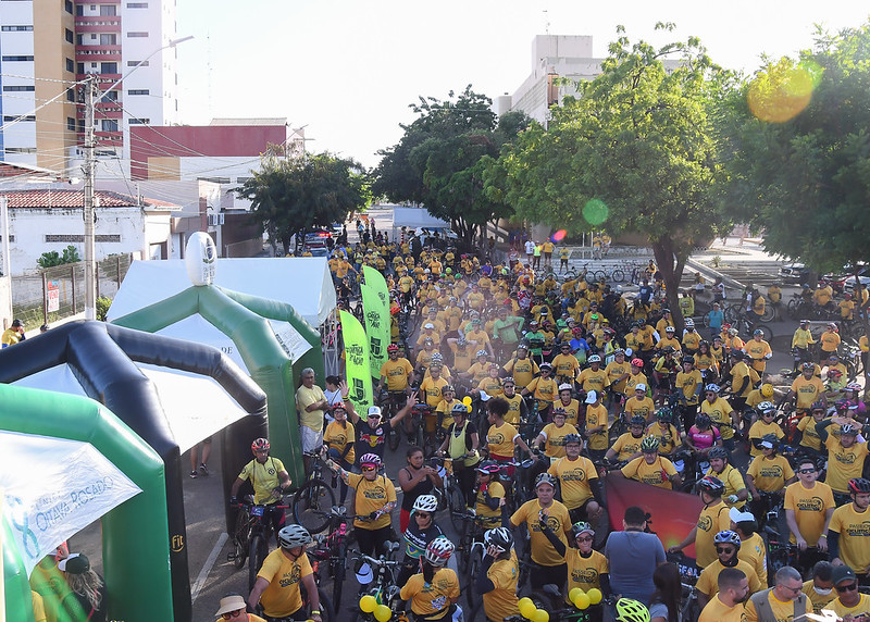 Passeio ciclístico abre programação da Semana Nacional de Trânsito em Mossoró