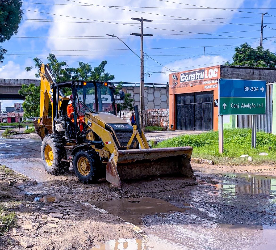 Prefeitura inicia operação “Tapa-Buracos” na avenida Abel Coelho