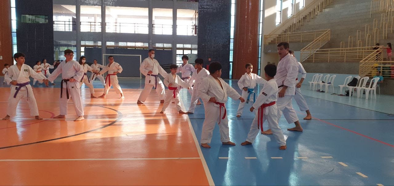 Ginásio Pedro Ciarlini tem retorno das aulas do Karatê-do tradicional; inscrições seguem abertas