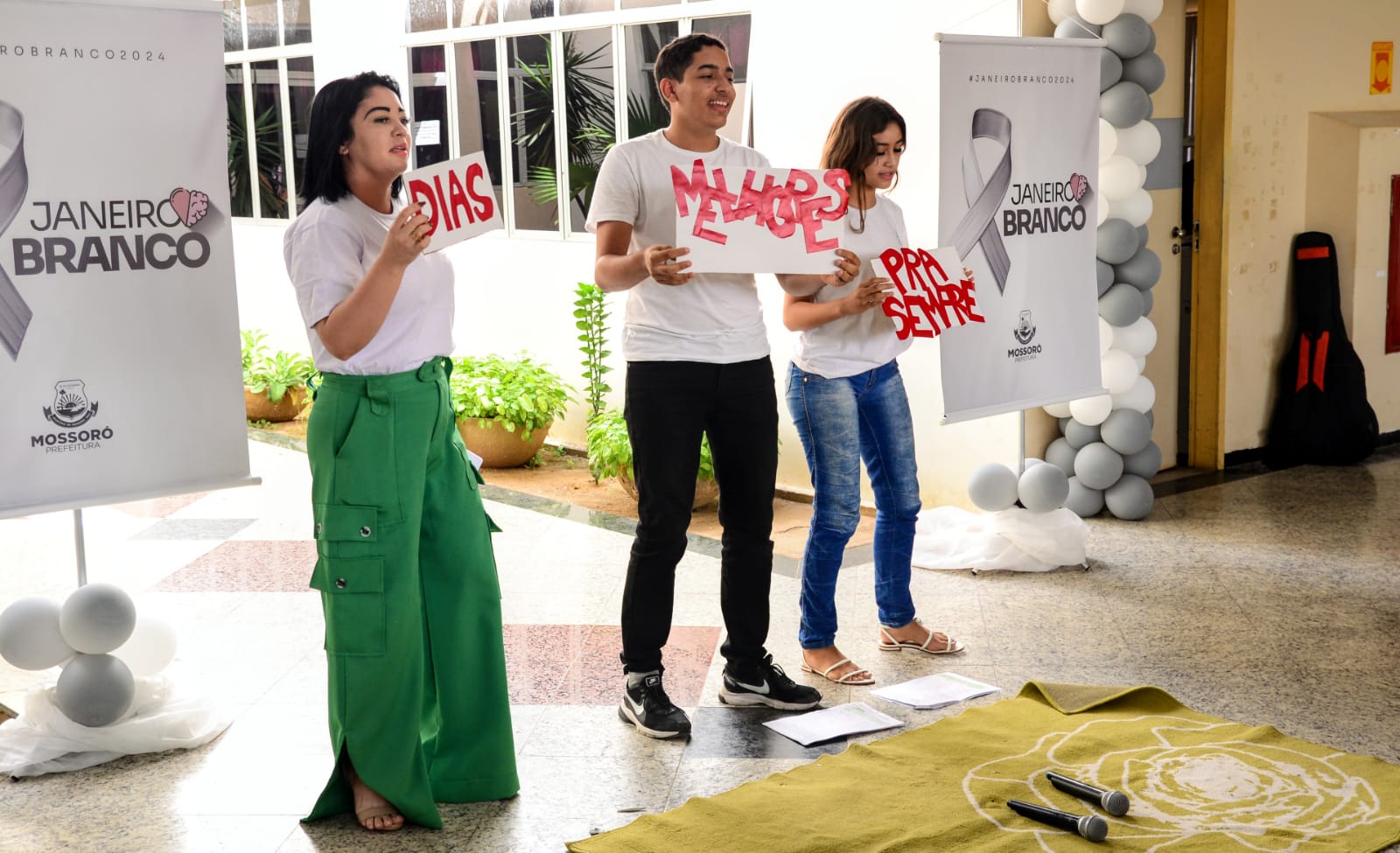 Campanha "Janeiro Branco" intensifica ações de cuidado com a saúde mental em Mossoró