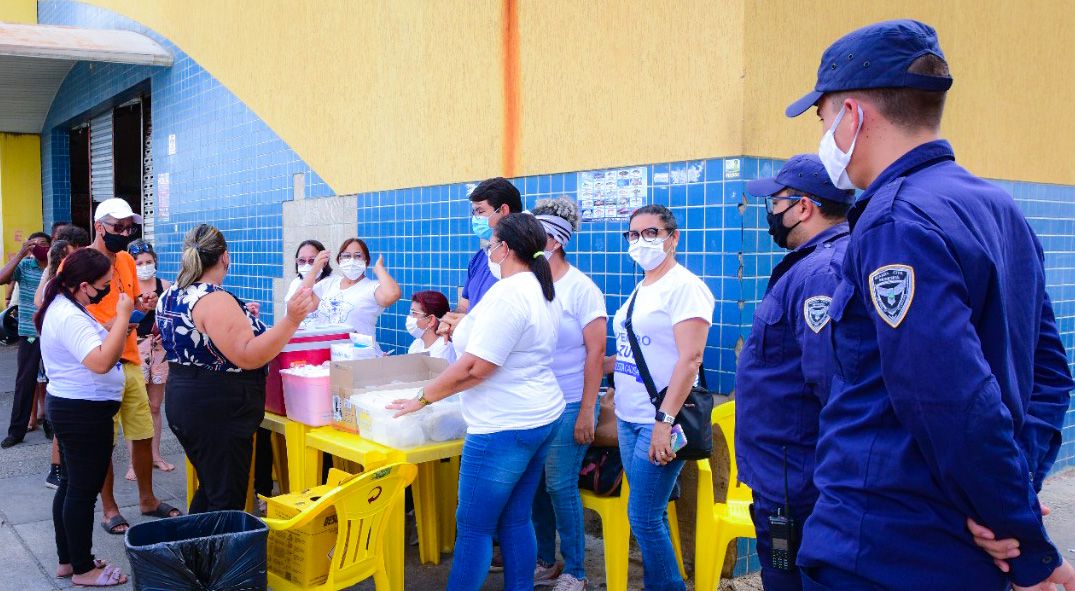 Guarda Municipal garante segurança em pontos de vacinação contra a Covid