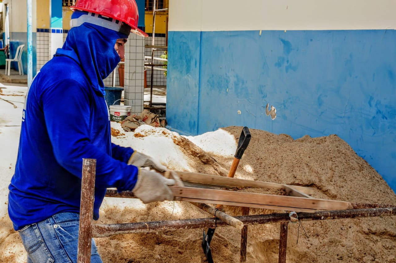 Município segue avançando com mutirão de obras em creches e escolas