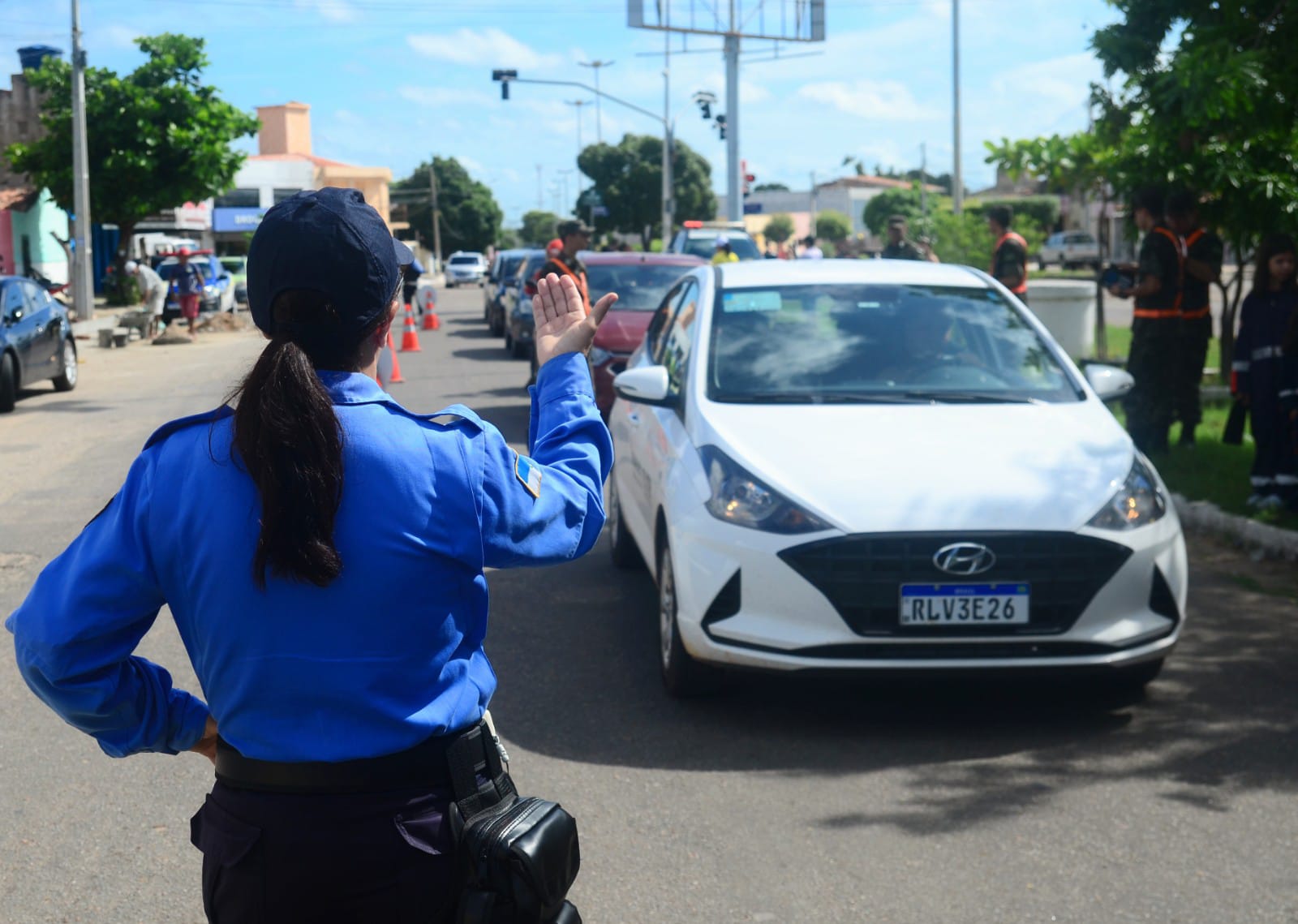 SESDEM realiza segunda blitz do "Maio Amarelo" em Mossoró no bairro Santo Antônio