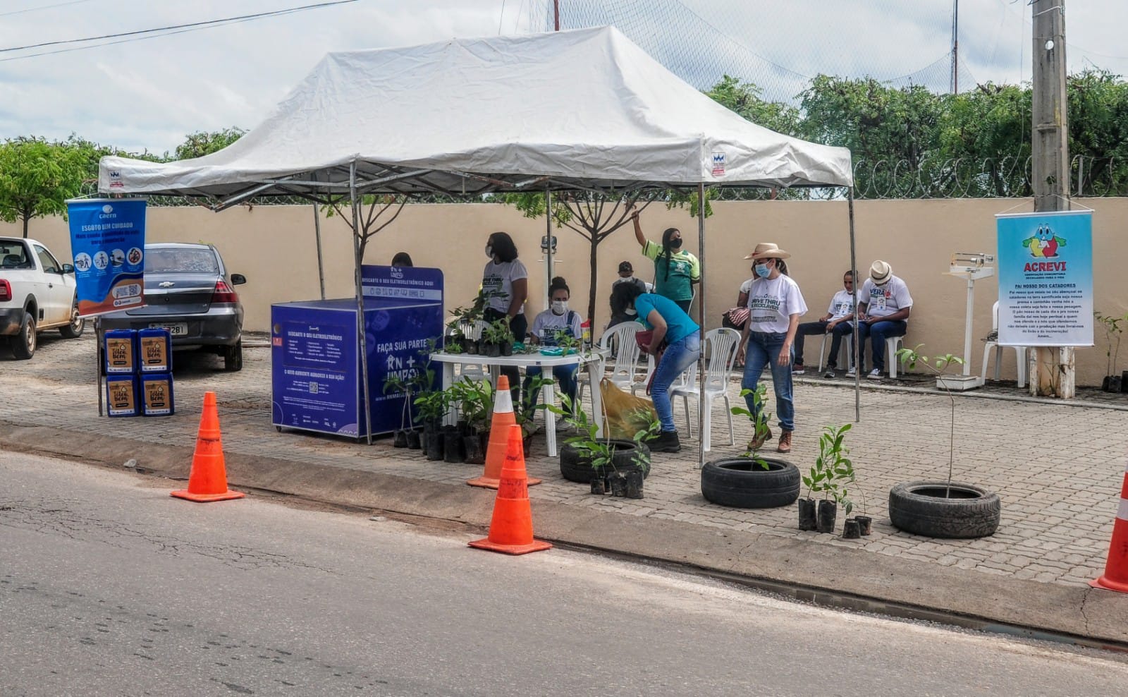 Drive Thru do “Mossoró Verde” e “RN + Limpo” movimenta Abolição III