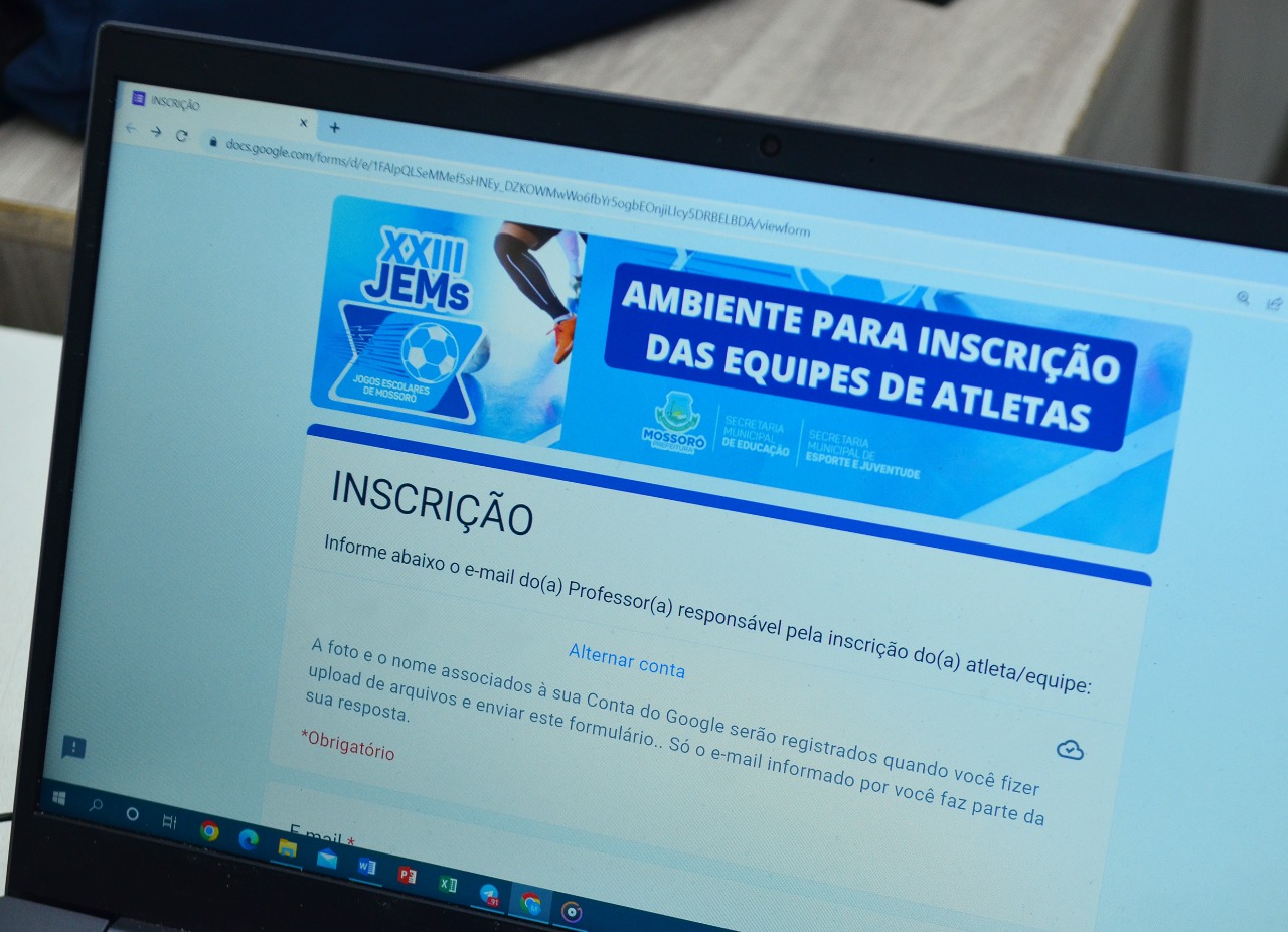 Inscrições para os Jogos Escolares de Mossoró estão abertas e seguem até 28 de outubro