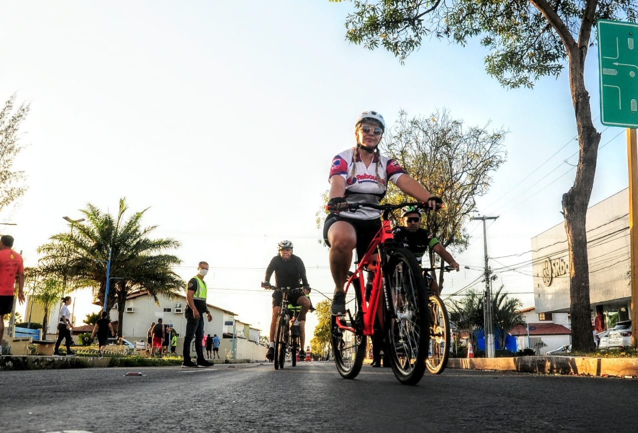 Secretaria realiza simulação de trânsito para garantir segurança viária a pedestres e ciclistas