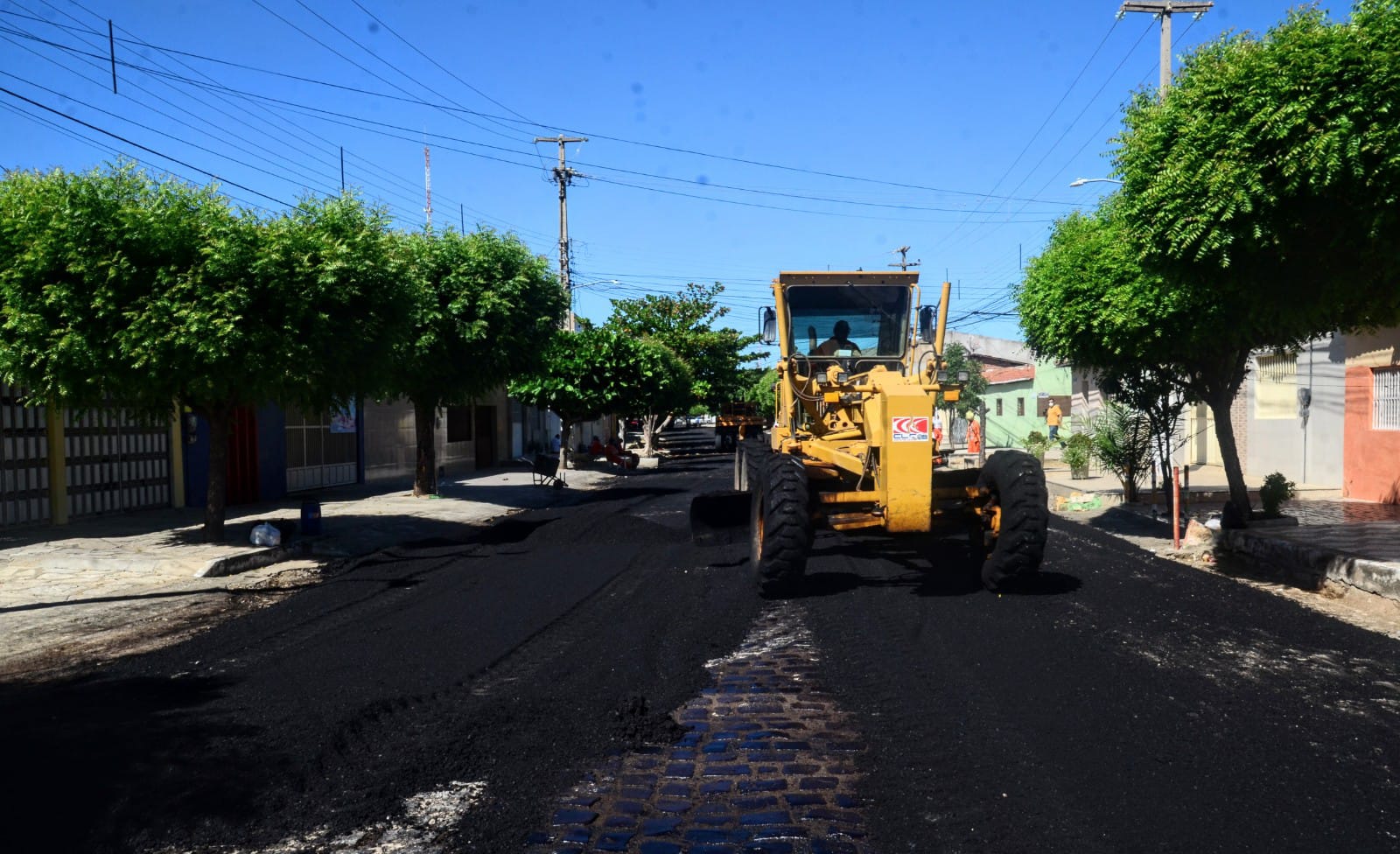 Bairros Belo Horizonte e Boa Vista recebem obras de pavimentação asfáltica