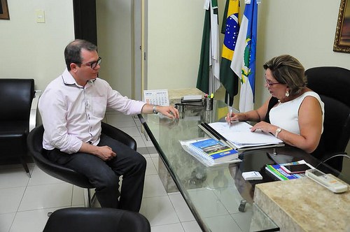 Rosalba Ciarlini recebe visita de presidente da FEMURN