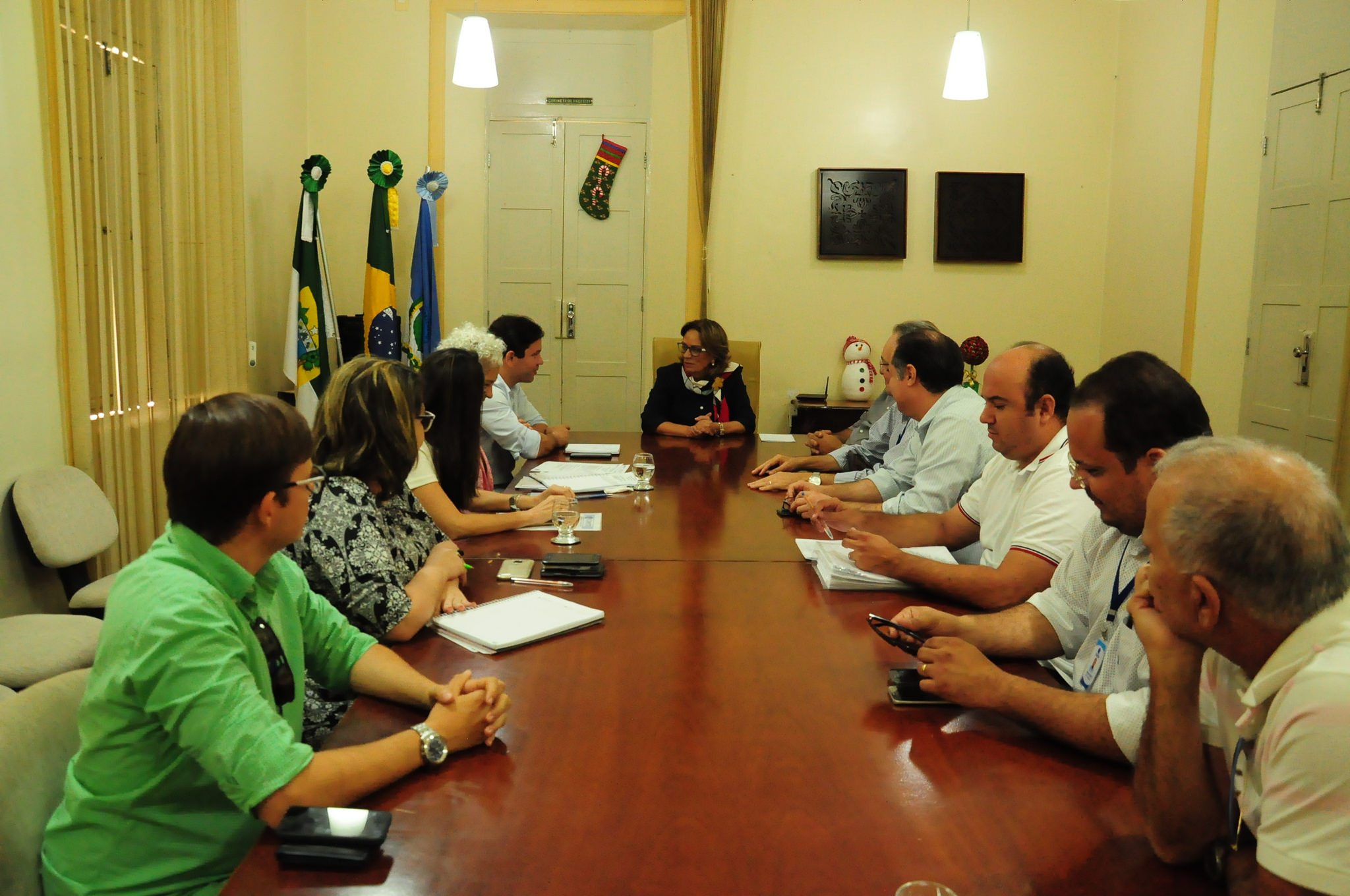 Prefeita Rosalba recebe diretoria da Caern e fecha parceria para conclusão do saneamento básico