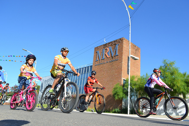 Passeio Ciclístico Junino  reúne famílias em torno da prática de esporte