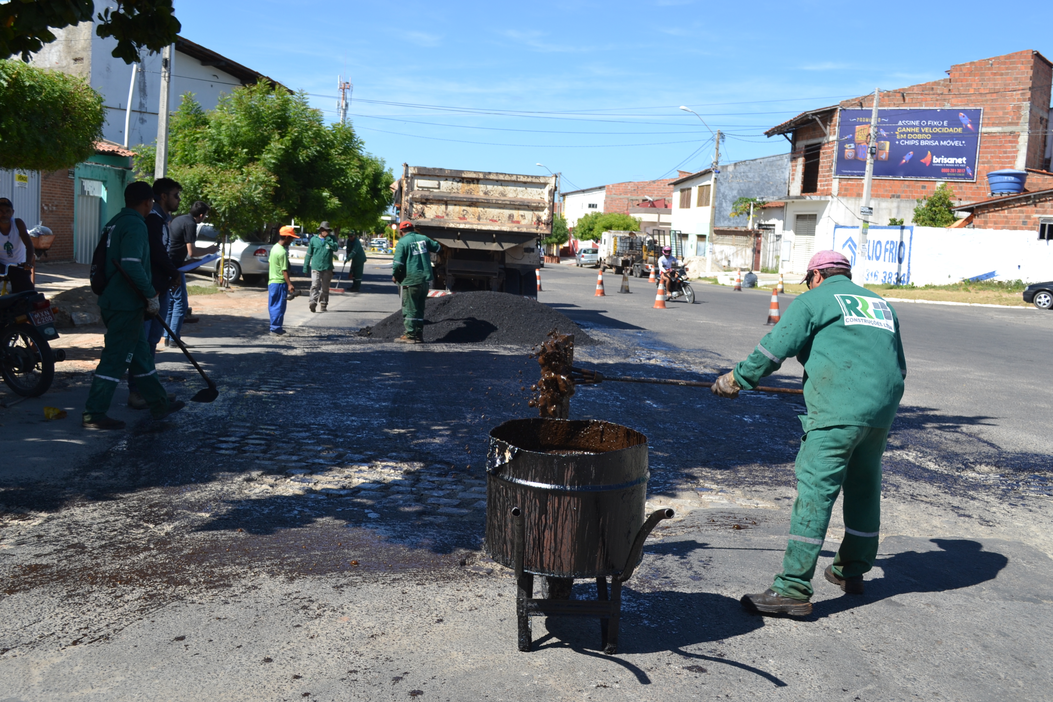 Prolongamento da Avenida Rio Branco recebe continuação da operação tapa-buraco