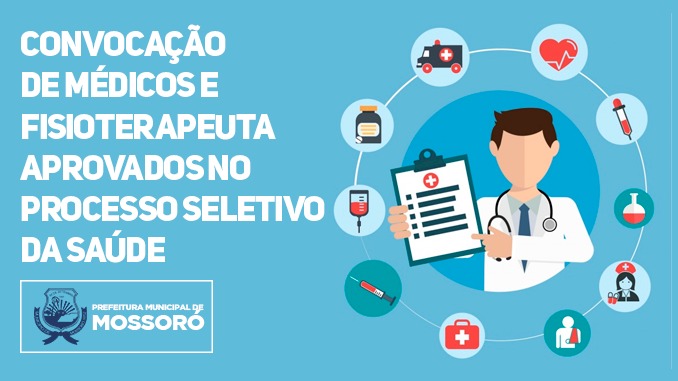 Prefeitura convoca médicos e fisioterapeuta aprovados no Processo Seletivo