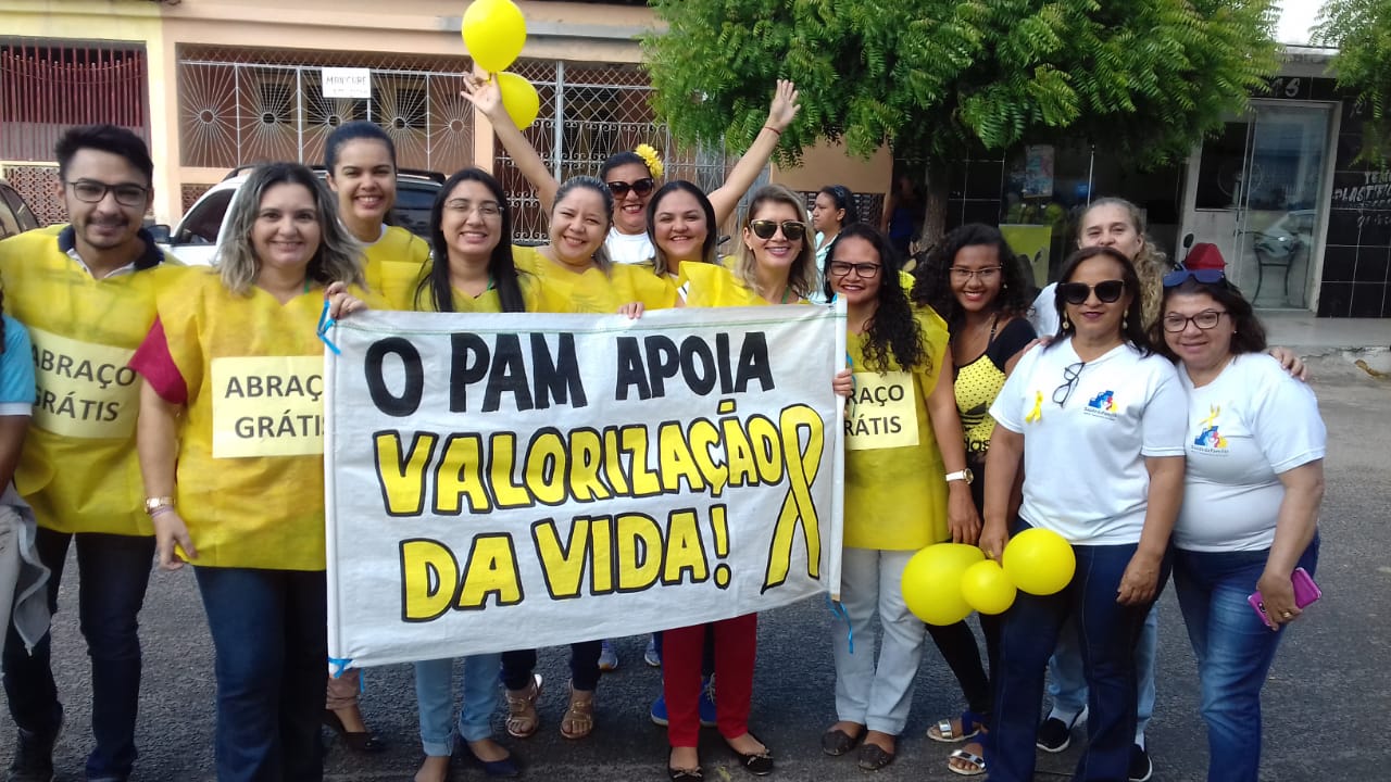 Servidores do PAM realizam atividade em alusão ao Setembro Amarelo