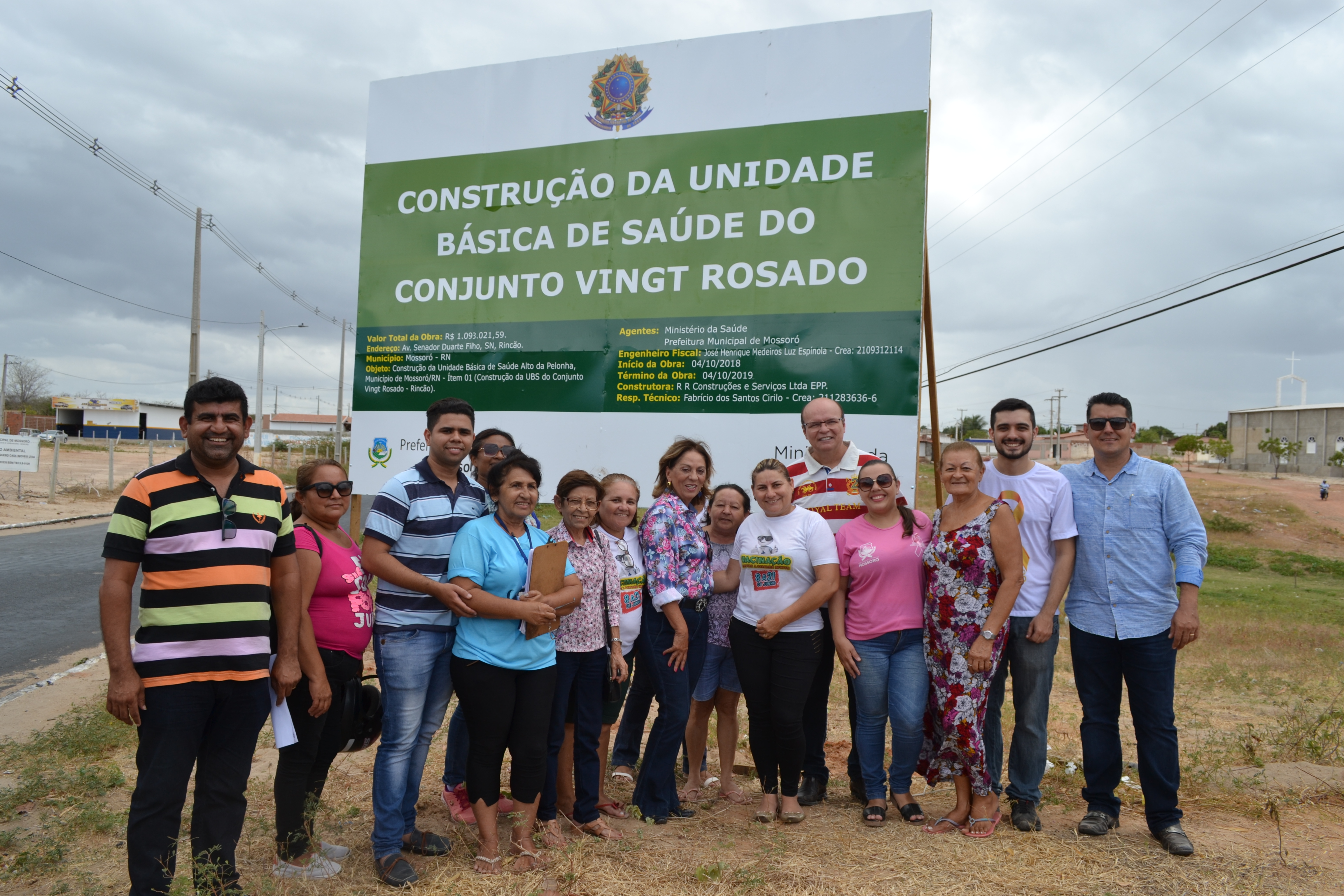 Unidade Básica de Saúde do Vingt Rosado será a quinta a ser construída em Mossoró