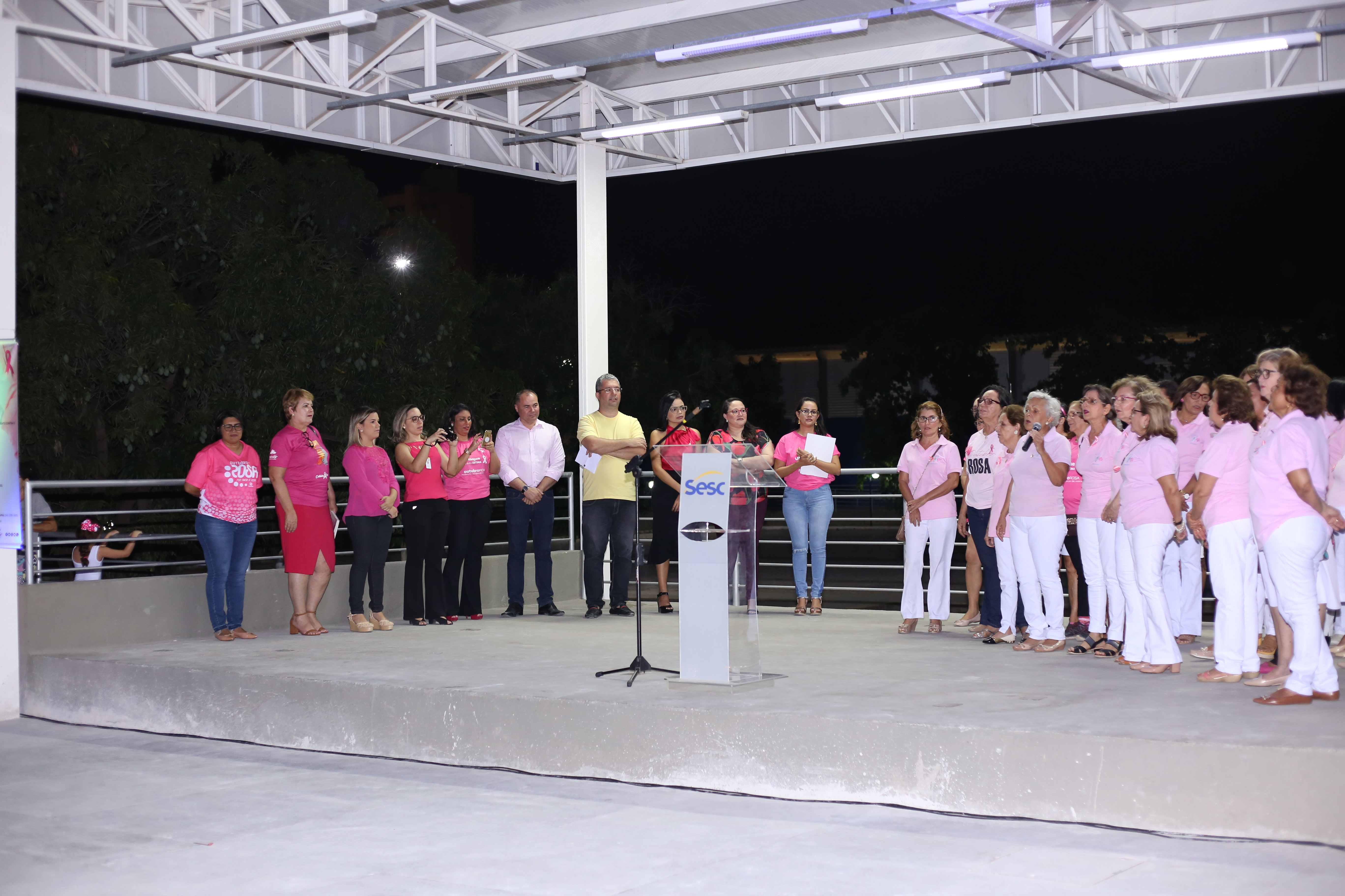 Vice-prefeita participa de solenidade de abertura do Outubro Rosa do SESC