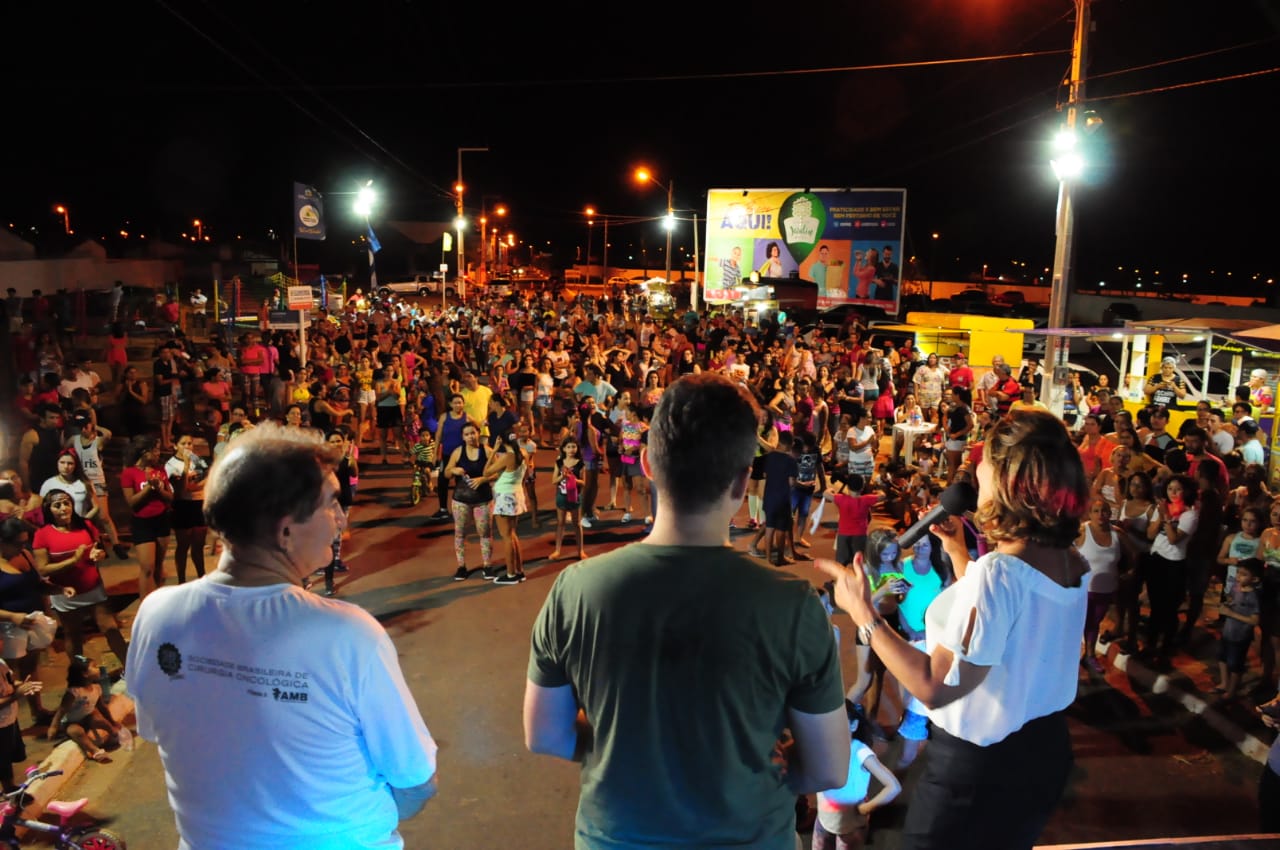 Prefeita participa de atividades de lazer e recreativas no Cidade Jardim