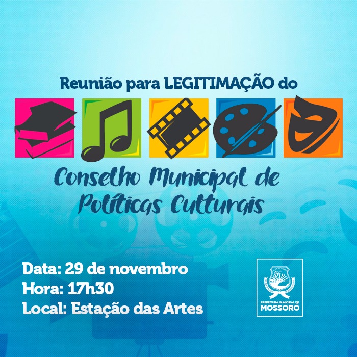 Reativação do Conselho Municipal de Cultura ocorre amanhã (29)