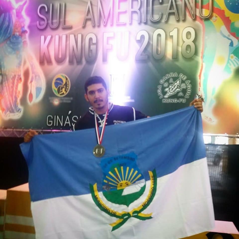 Atleta mossoroense fica em 3º lugar em competição sulamericana de Kung Fu