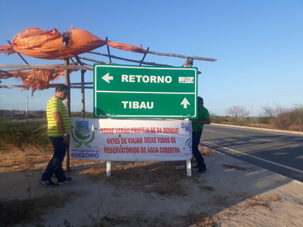 Vigilância em Saúde intensifica ações educativas de combate às arboviroses em trecho que liga Mossoró a Tibau