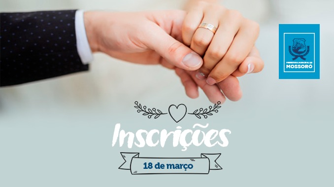 Inscrições para Casamento Coletivo começam dia 18