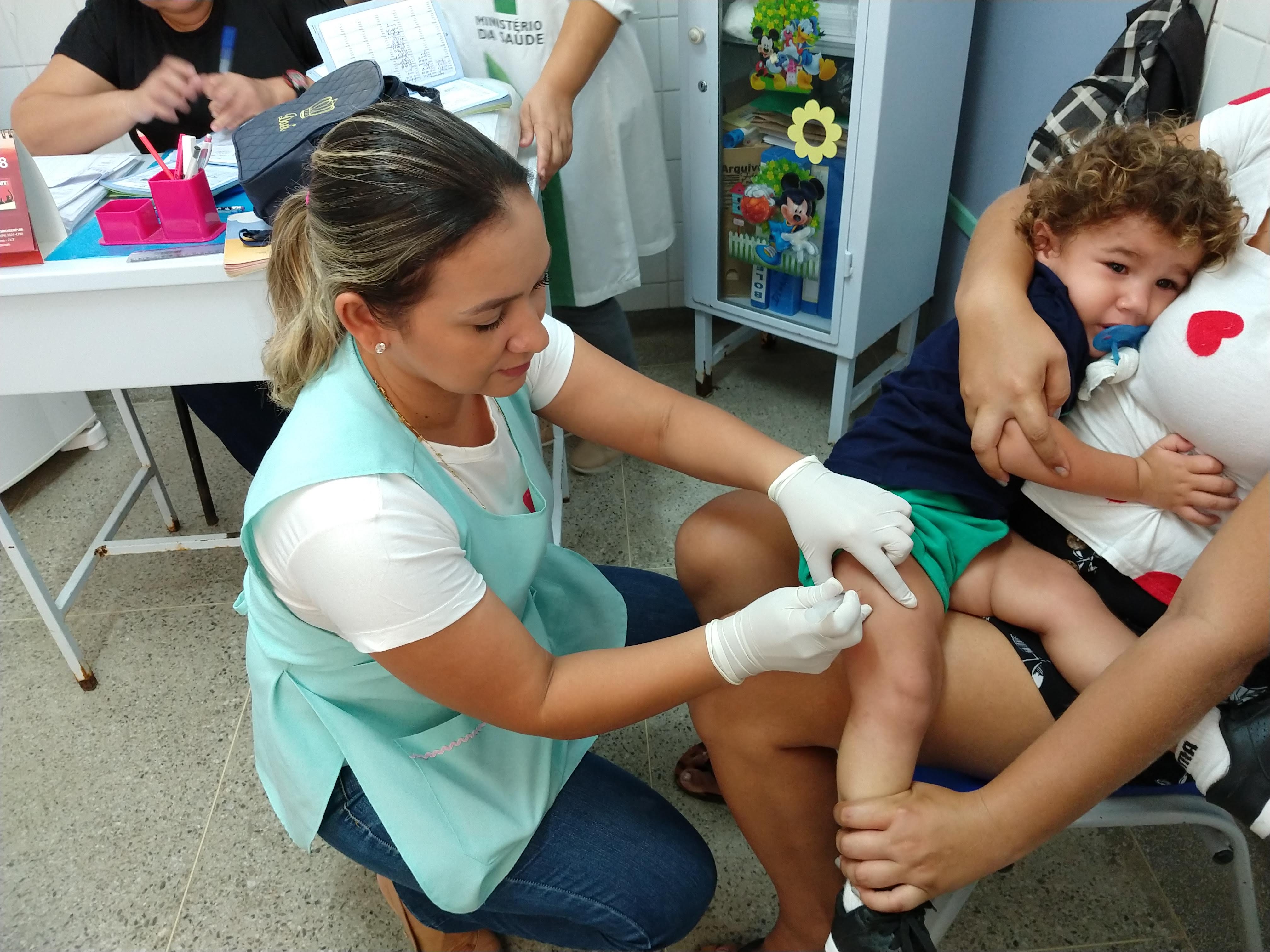 Mossoró segue livre do sarampo: vacinas de rotina acontecem nas Unidades Básicas de Saúde