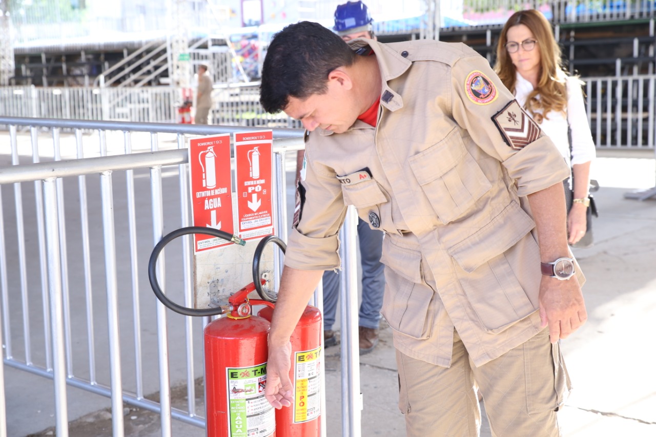 Arena Deodete Dias é liberada para o MCJ pelo Corpo de Bombeiros