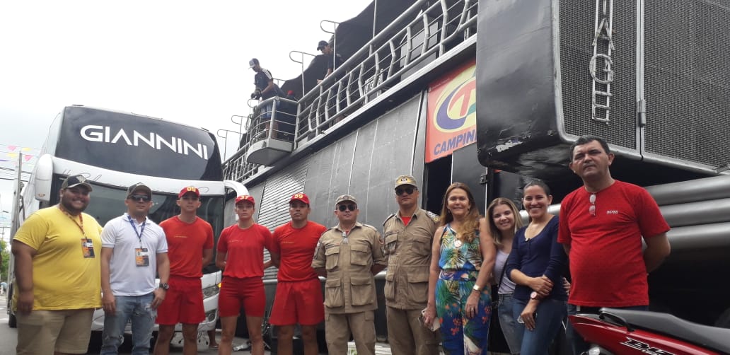 Trios são vistoriados e liberados pelo Corpo de Bombeiros