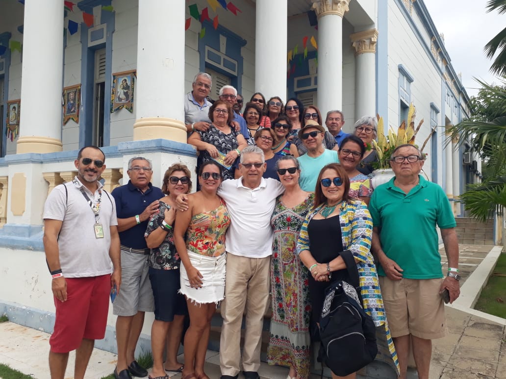 Grupo de Turistas visita Palácio da Resistência