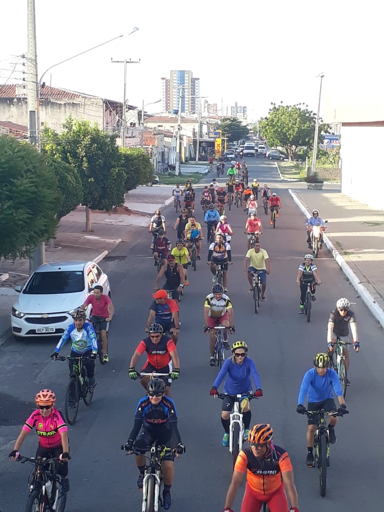 Mais de 120 bicicletas participam do II Passeio Ciclístico do Mossoró Cidade Junina